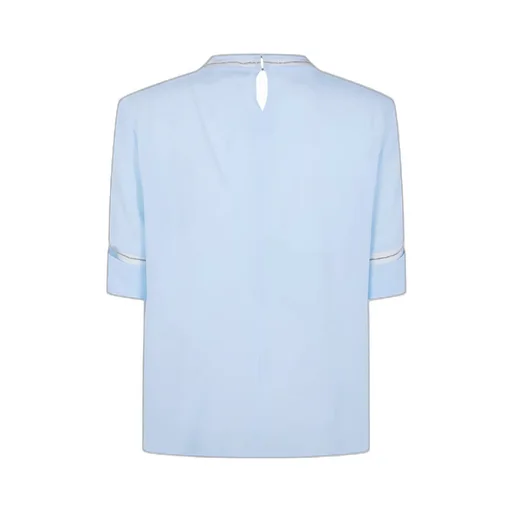 Fabiana Filippi Short Sleeved Embellished Detail T-Shirt