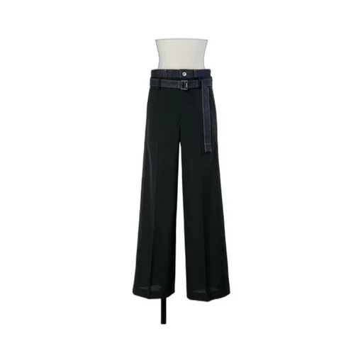 Casual Pants With Belt Loops
