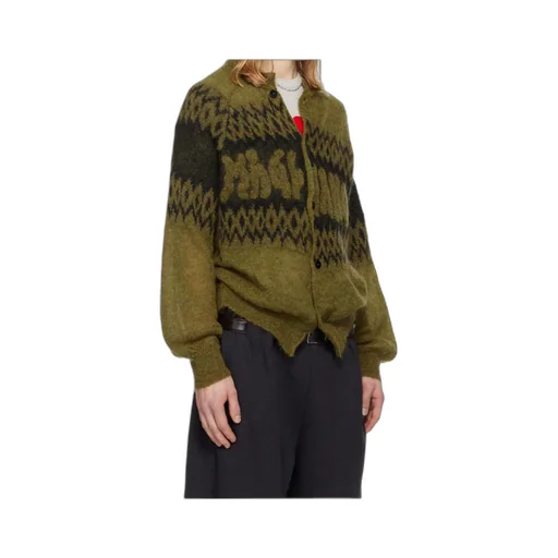 Button-Down Long-Sleeved Knitwear
