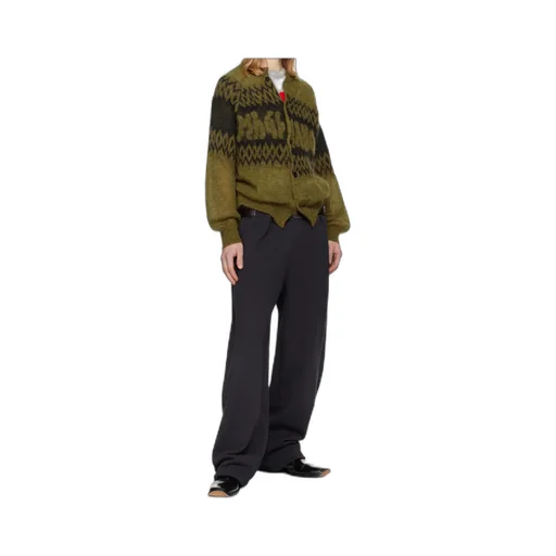 Button-Down Long-Sleeved Knitwear