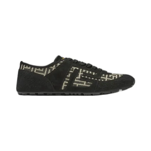 Balmain Racer 45 Monogram Low-Top Sneakers