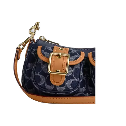 Ashton's Iconic Denim Shoulder Bag