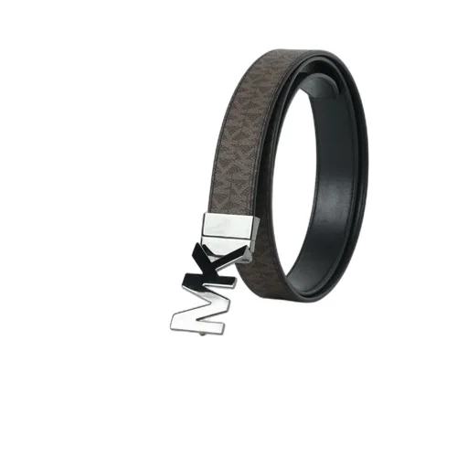 Logo Card Holder And Belt Two-Piece Set