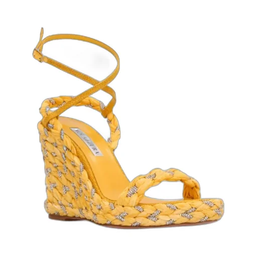 Woven Wedge Sandals