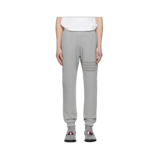 Thom Browne Solid Loopback Overdyed 4-Bar Sweatpants