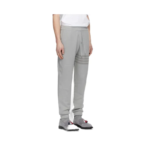 Thom Browne Solid Loopback Overdyed 4-Bar Sweatpants