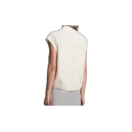 Tulle Vest With Embroidery