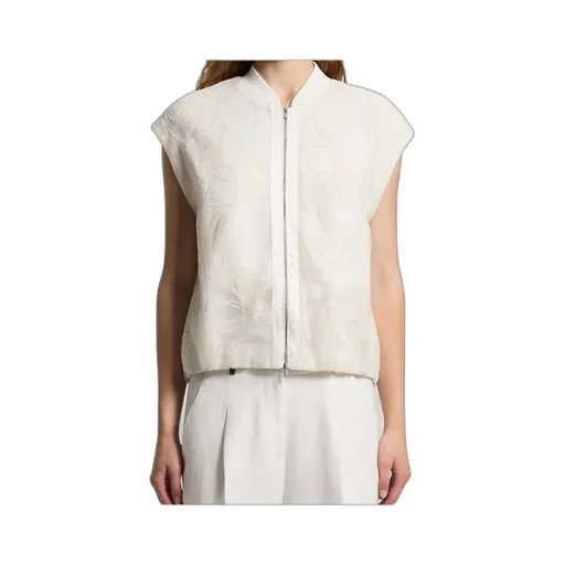 Tulle Vest With Embroidery
