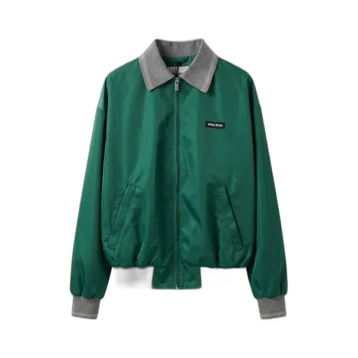 Technical Poplin Bomber Jacket