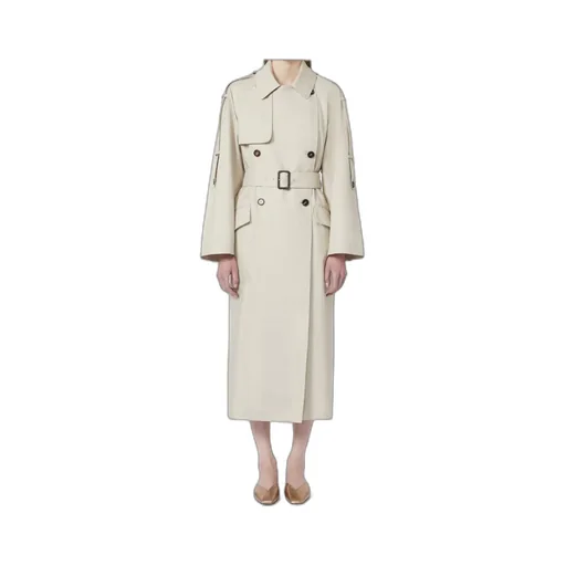 Long-Sleeved Trench Coat