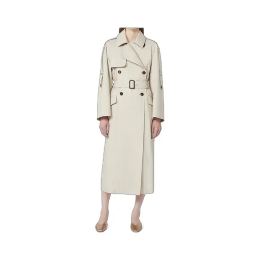 Long-Sleeved Trench Coat