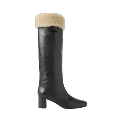 Downtown Shearling-Trim Knee-High Boots