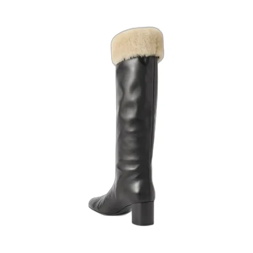 Downtown Shearling-Trim Knee-High Boots