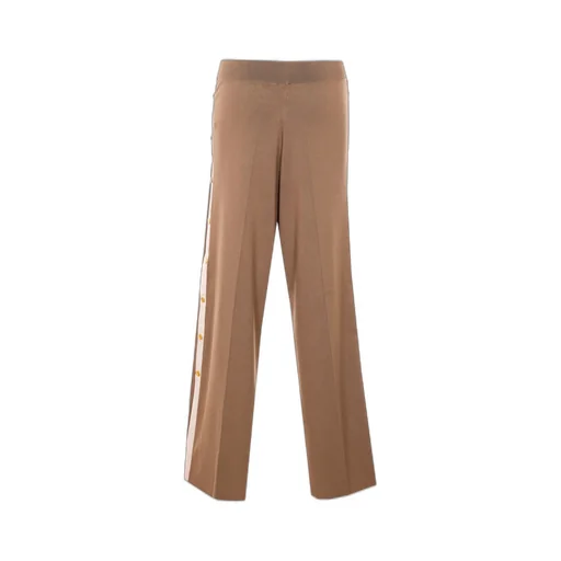 Elisabetta Franchi Shiny Bands Trousers