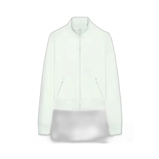 Zip-Up Logo-Detail Sweatshirt