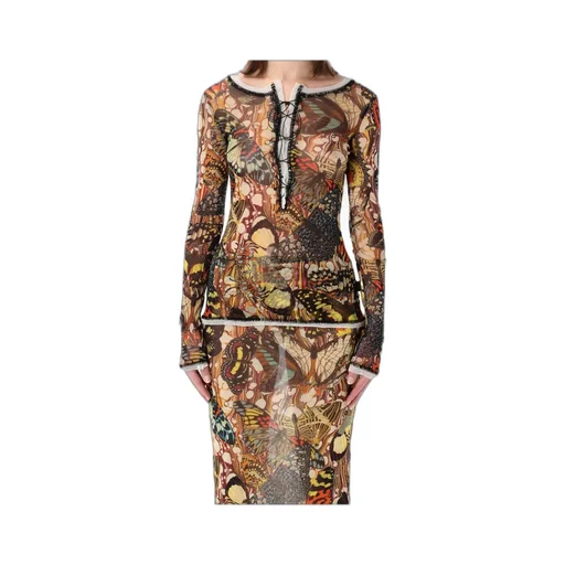 Butterfly Print Cover-Up
