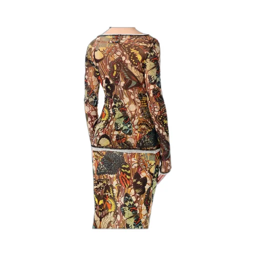 Butterfly Print Cover-Up