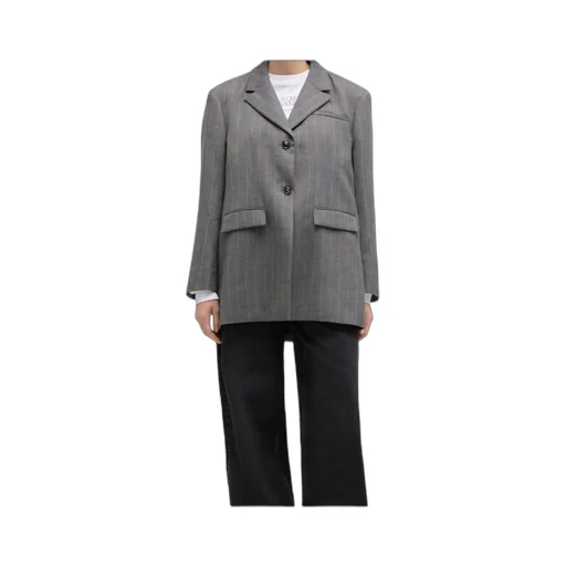 Ganni Striped Blazer