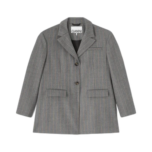 Ganni Striped Blazer