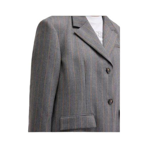 Ganni Striped Blazer