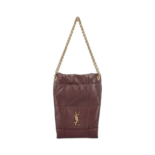 Saint Laurent Logo Plaque Chained Shoulder Bag