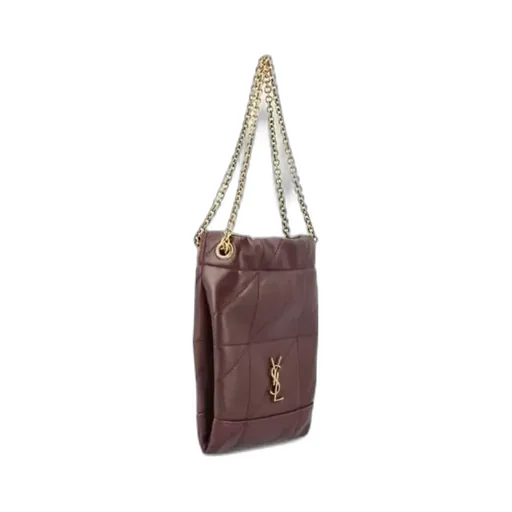Saint Laurent Logo Plaque Chained Shoulder Bag