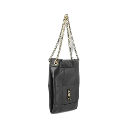 Saint Laurent Logo Plaque Chained Shoulder Bag