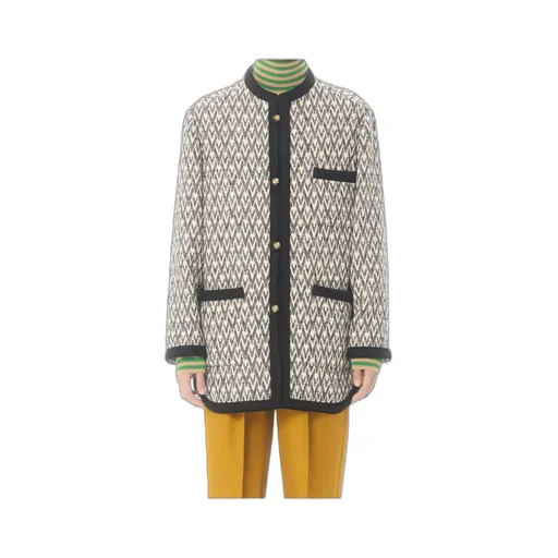Jacquard Embellished Trim Jacket