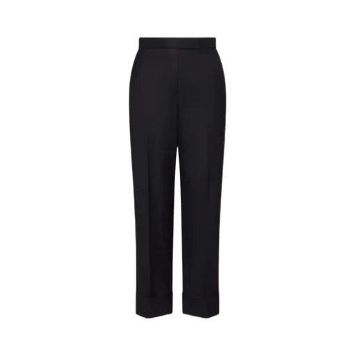 Tuxedo Stripe Wool Trousers