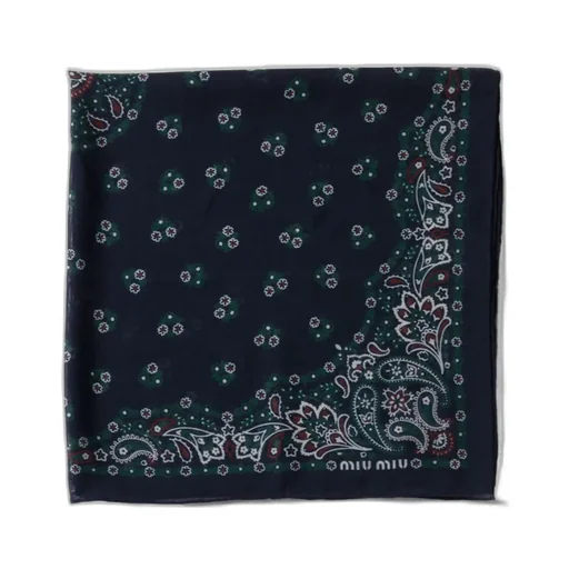 Printed Wool And Cashmere Scarf