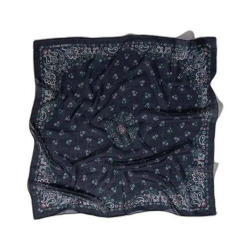 Printed Wool And Cashmere Scarf