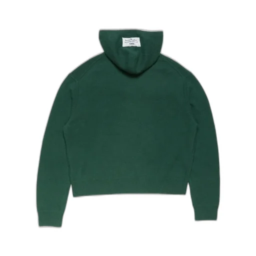 Knitted Long-Sleeve Hoodie