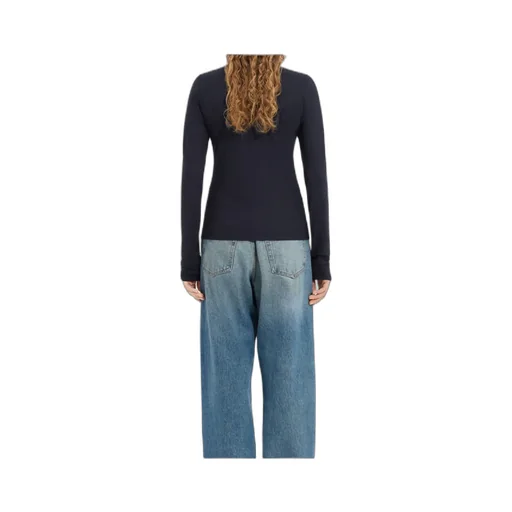 Mm6 Maison Margiela Long Sleeved Crewneck Top