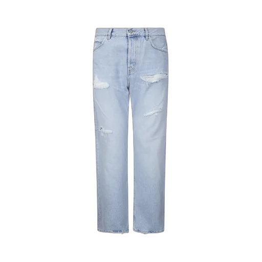 Haikure Logo Patch Straight-Leg Jeans