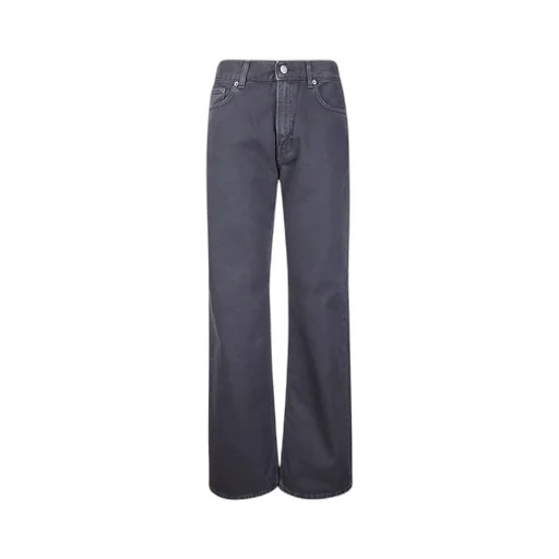 Haikure Logo Patch Wide-Leg Jeans