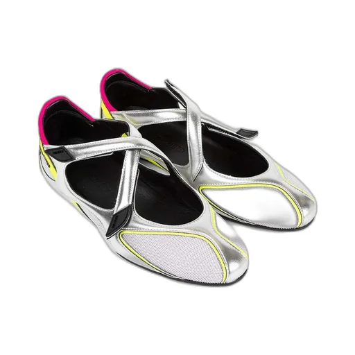 Floor 01 Holographic Ballet Flats