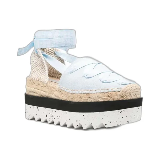 Platform Ribbon Espadrilles