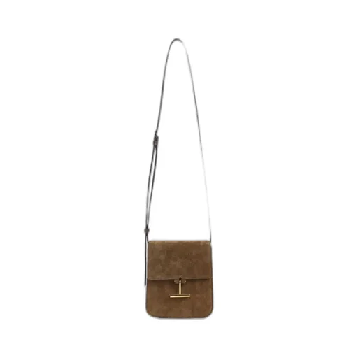 Tom Ford Logo Plaque Shoulder Bag