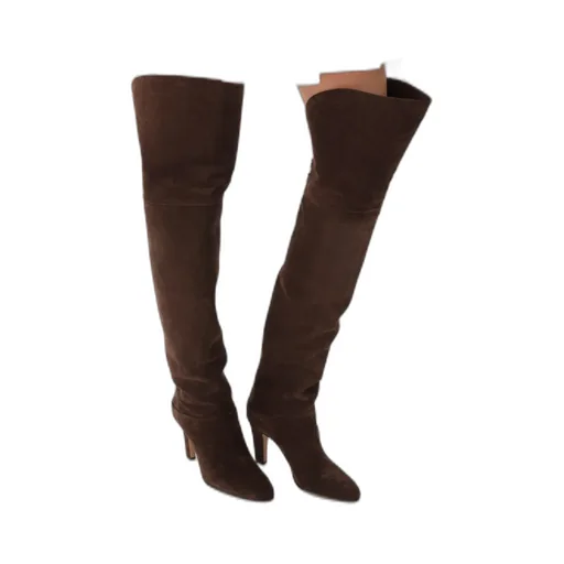 85Mm Eve Suede Over-The-Knee Boots