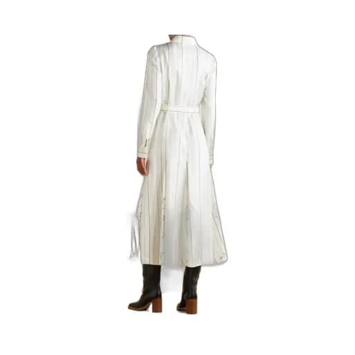 Collared Long-Sleeved Dress