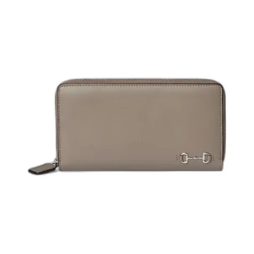 Zip Around Wallet With Horsebit
