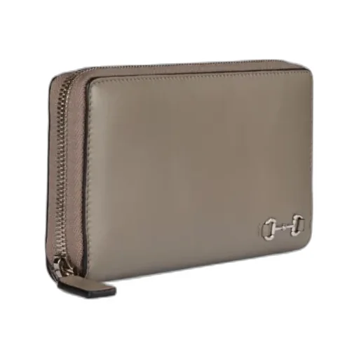 Zip Around Wallet With Horsebit
