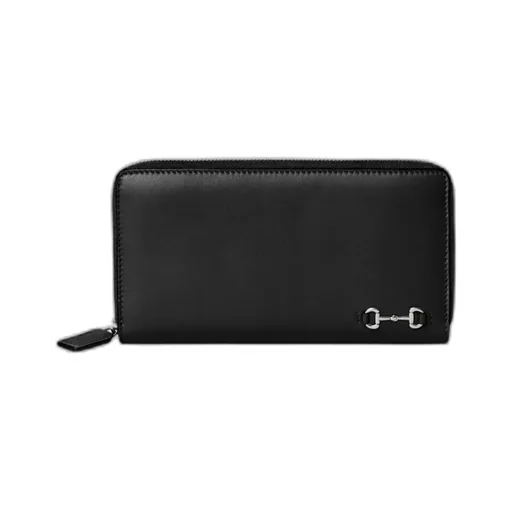 Zip Around Wallet With Horsebit