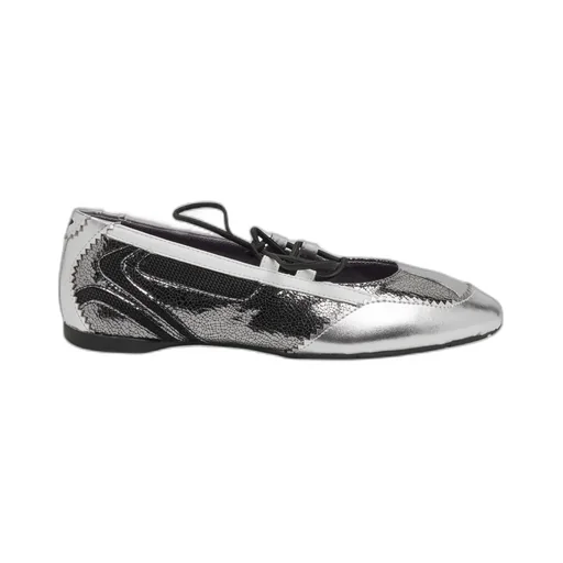 Lace-Up Ballet Flats