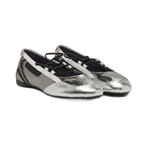 Lace-Up Ballet Flats