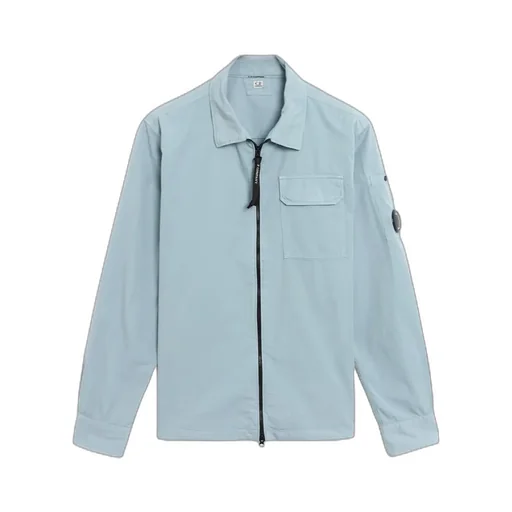 Logo Zip-Up Shirt