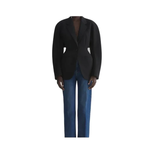 Mugler Single-Breasted Tailored Blazer