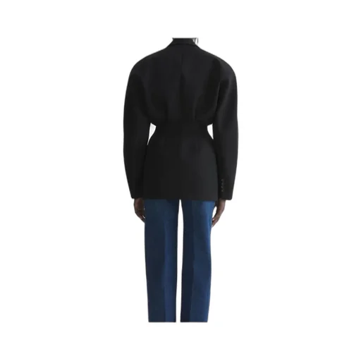 Mugler Single-Breasted Tailored Blazer
