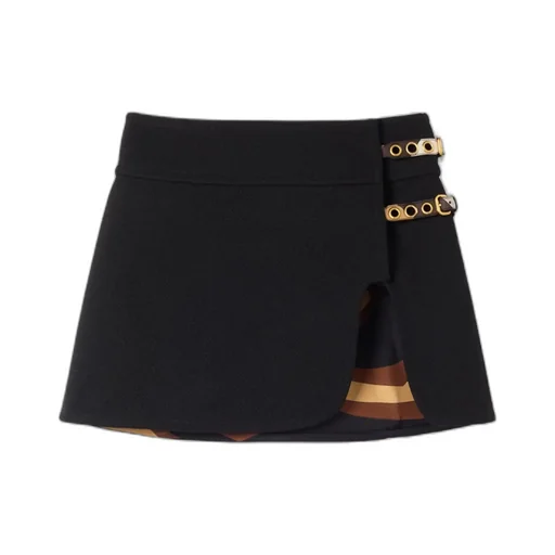 Buckled Belt Skirt
