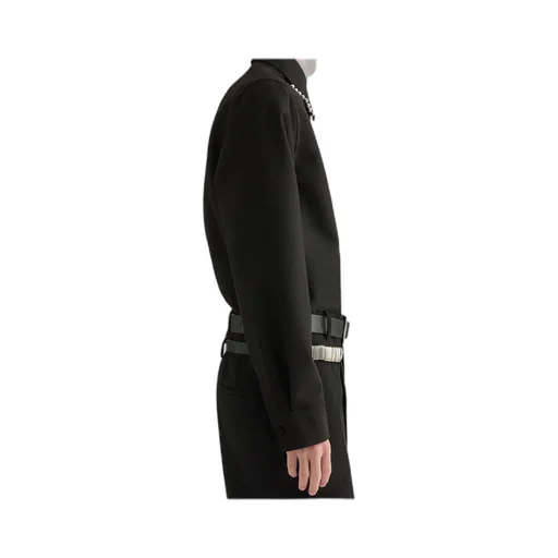 Beaded-Collar Shirt